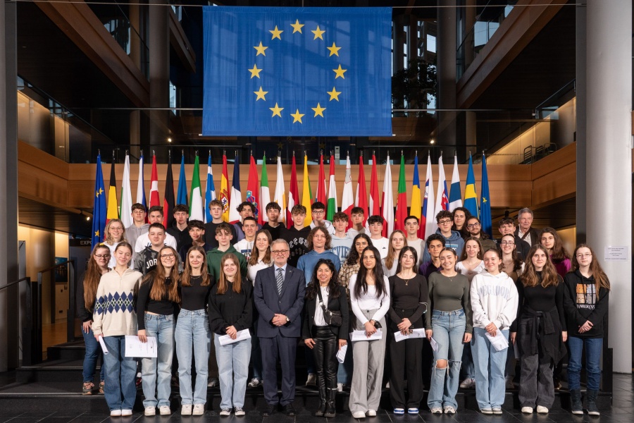 Besuch der Georg-Büchner-Schule Rodgau-Jügesheim am 13. März 2023