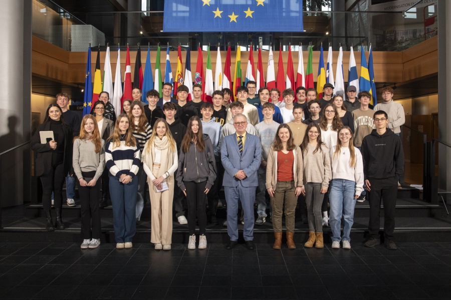 Besuch der Martin-Niemöller-Schule Wiesbaden am 6. Februar 2024