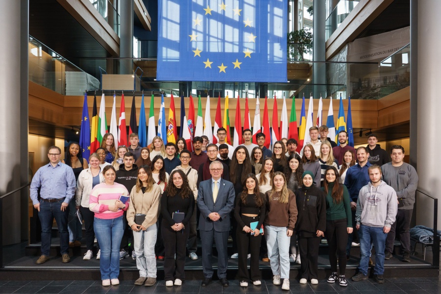Besuch der Gustav-Heinemann-Schule Rüsselsheim am 27. Februar 2024