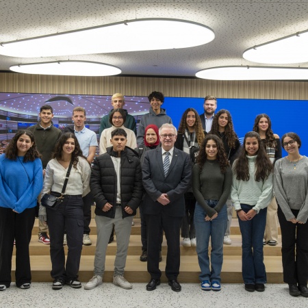 Besuch der Deutschen Evangelischen Oberschule Kairo am 25. Januar 2024