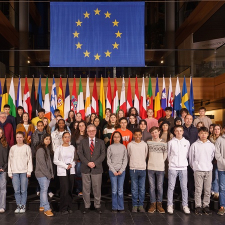 Besuch der Albert-Schweitzer-Schule Offenbach am 15. Januar 2024